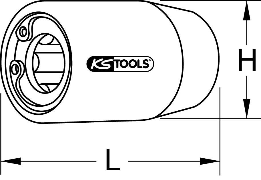 Jeu d'extracteurs de goujons KS TOOLS 116.2087