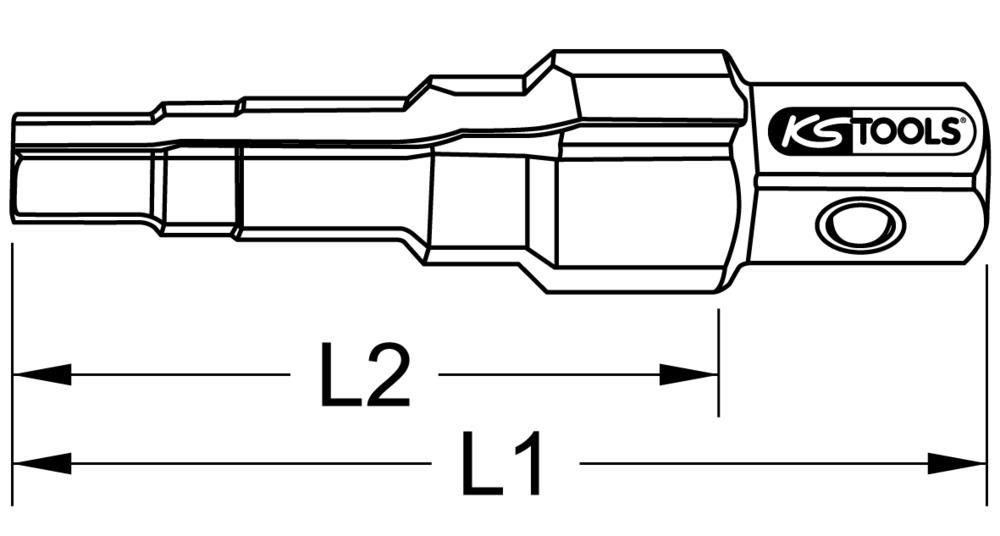 Clé à douille KS TOOLS 130.2000