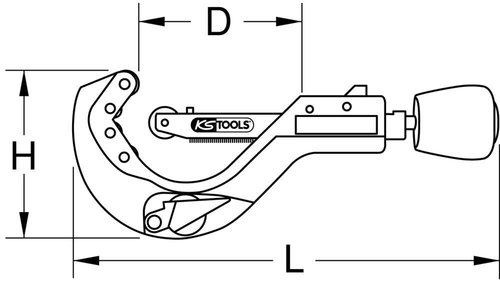  Coupe-tube KS TOOLS 222.0660