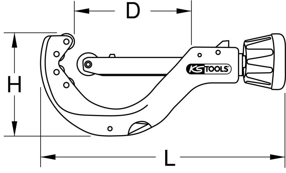  Coupe-tube KS TOOLS 222.0750