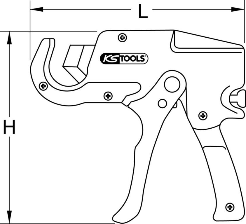 Coupe-tube KS TOOLS 222.1100