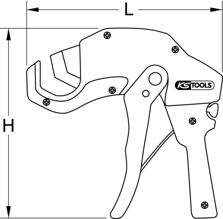 Coupe-tube KS TOOLS 222.3100