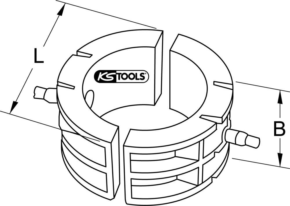 Coupe-tube KS TOOLS 222.5010