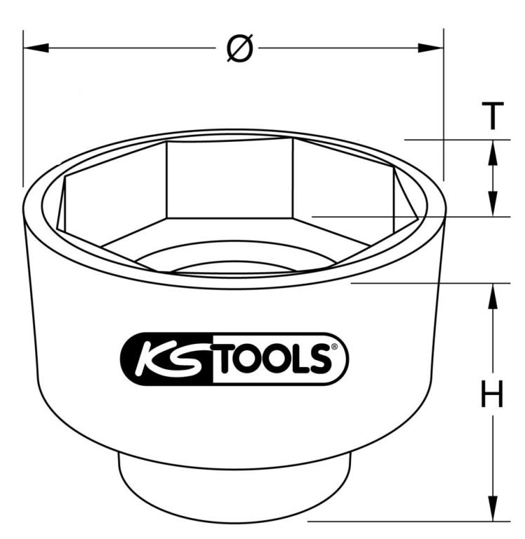 Douille moyeu KS TOOLS ref. 450.0221