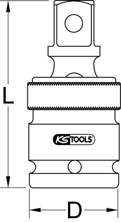 Douille cardan KS TOOLS 515.1374