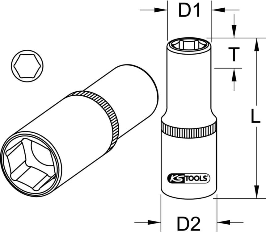 Butée de mécanisme de lève vitre KS TOOLS 917.5391