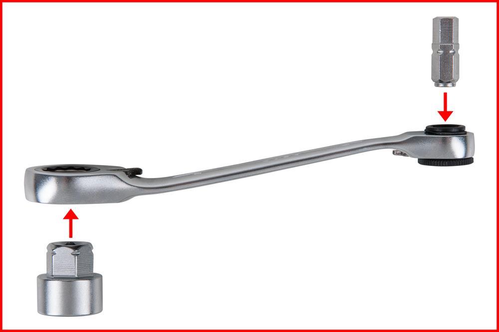 Coffret cliquets et douilles 1/4" KS TOOLS ref. 918.3050