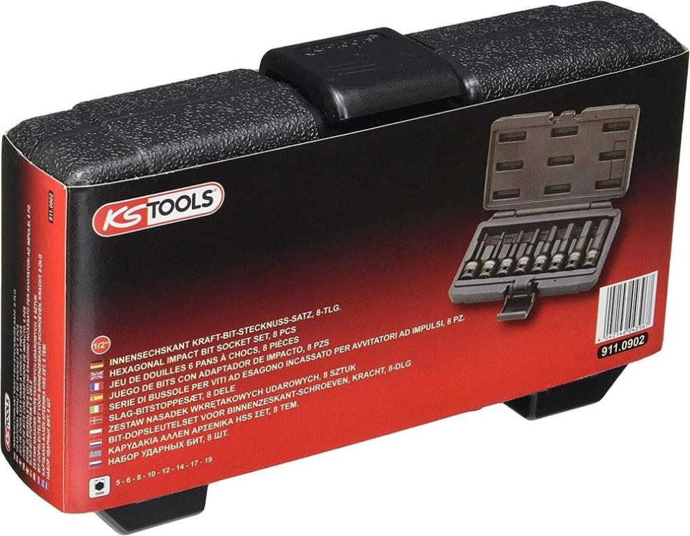 Jeu de douilles à chocs KS TOOLS 911.0902