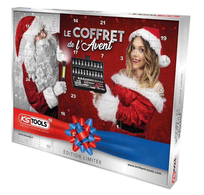Coffret cliquets et douilles 1/4" KS TOOLS ref. 999.8887
