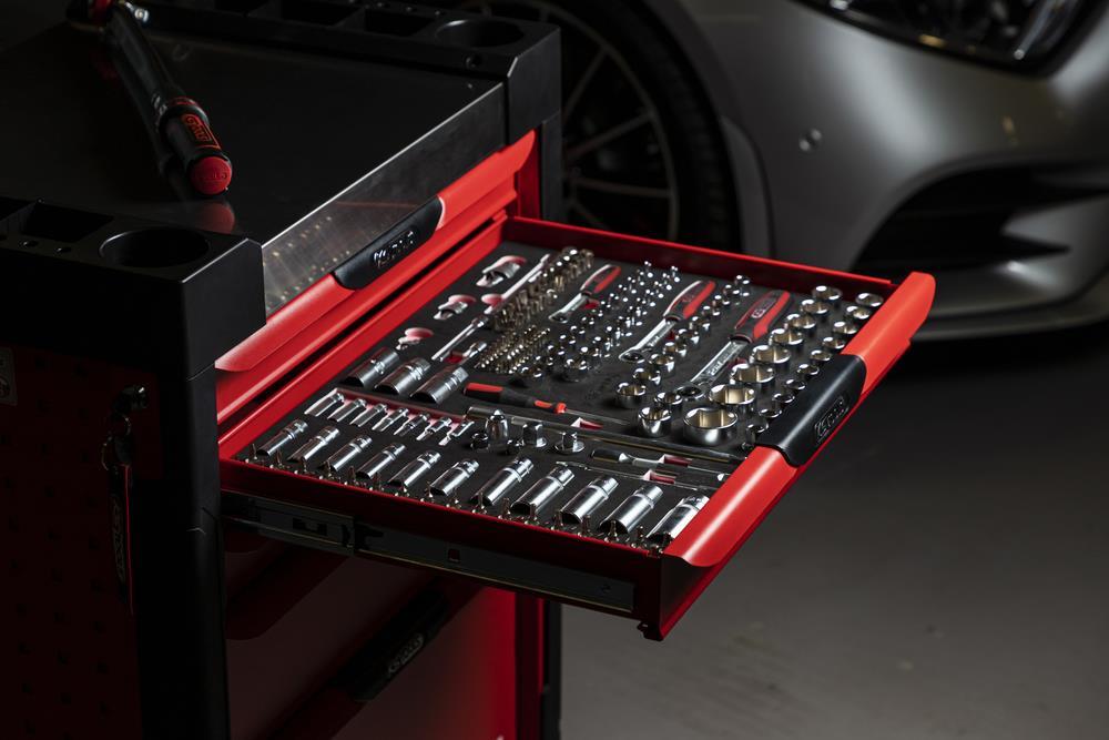 Coffret mixte cliquets et douilles KS TOOLS 711.1011