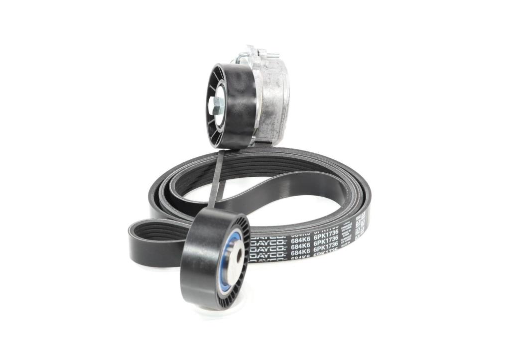 Kit de correias trapezoidais estriadas DAYCO  ref. KPV025