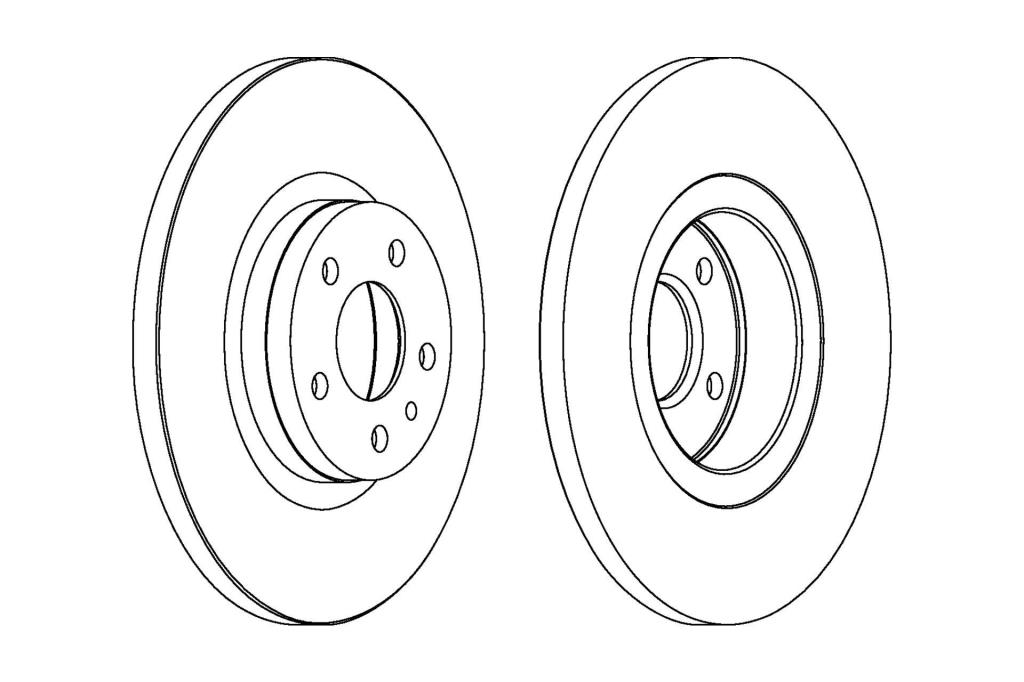 Disques de frein CHAMPION ref. 562061CH
