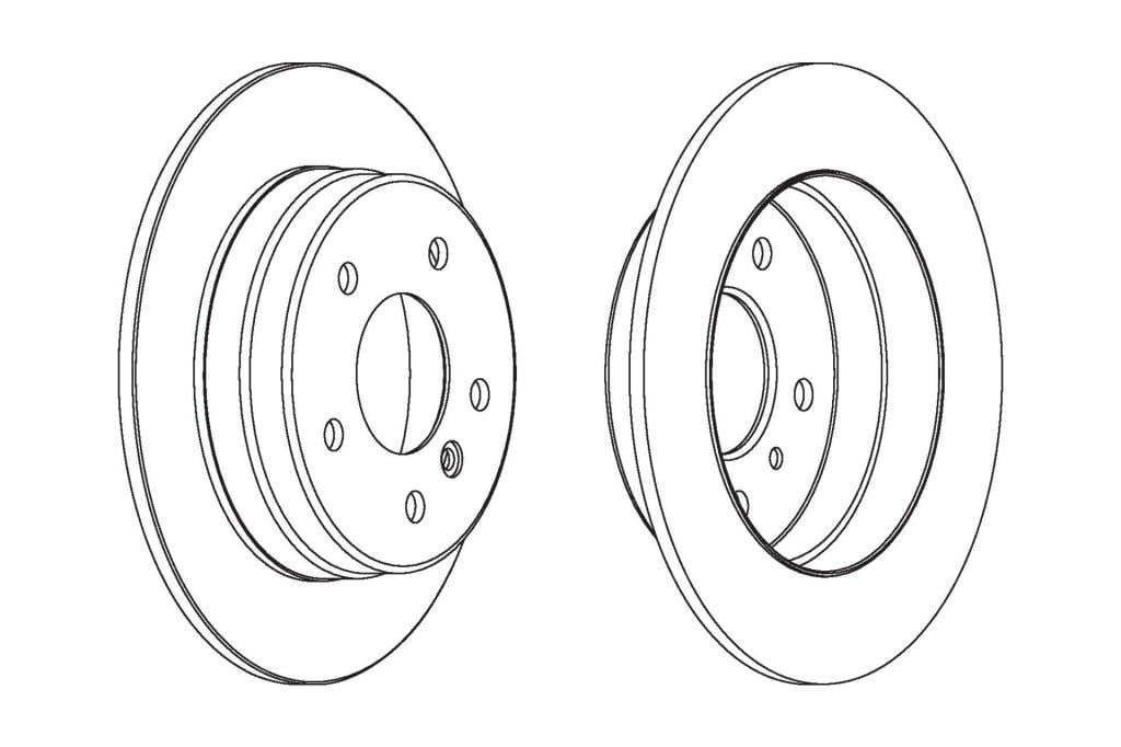 Disques de frein CHAMPION ref. 562149CH