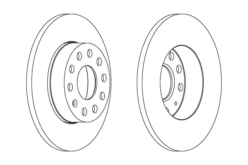 Disques de frein CHAMPION ref. 562238CH