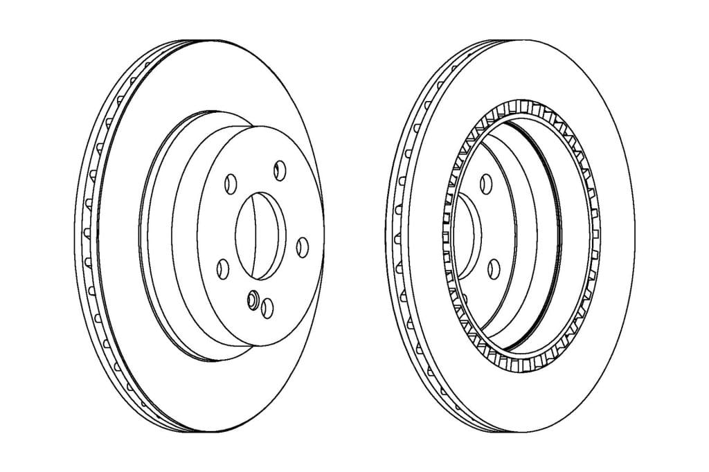 Disques de frein CHAMPION ref. 562242CH