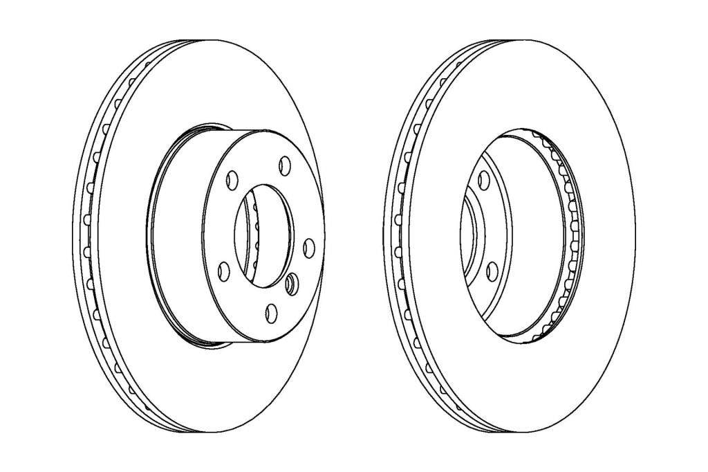 Disques de frein CHAMPION ref. 562342CH