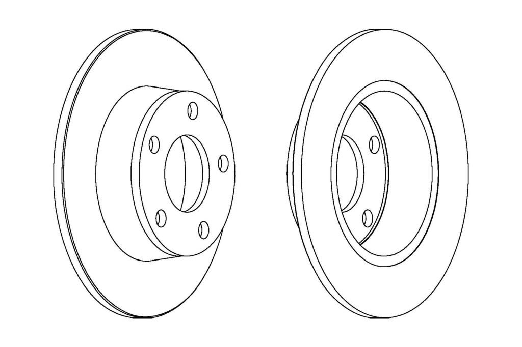Disques de frein CHAMPION ref. 562690CH