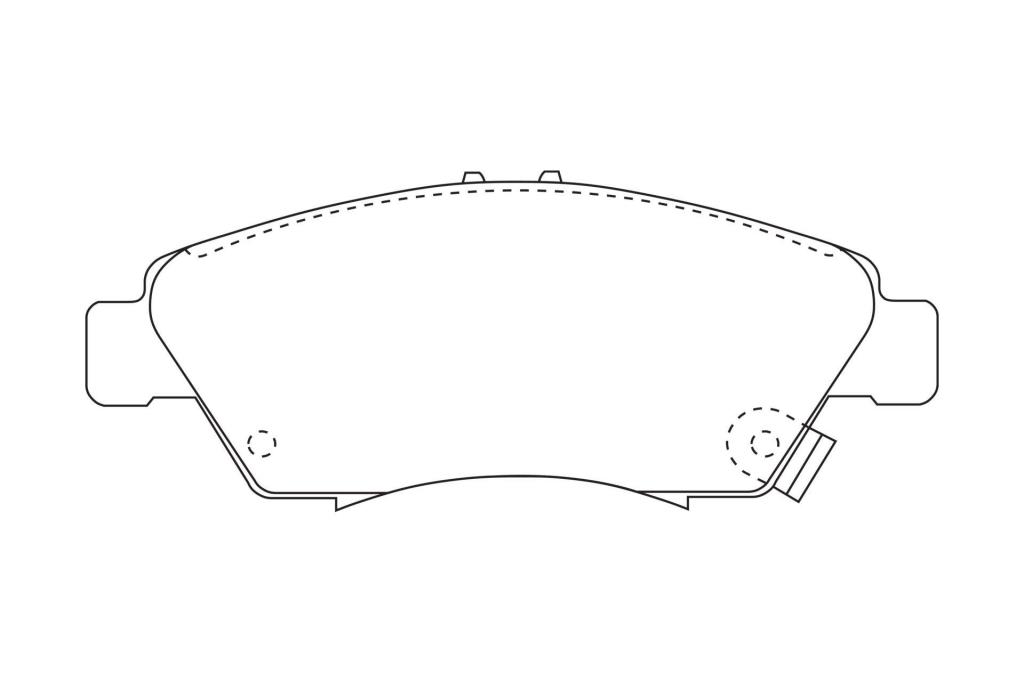 Jeu de 4 plaquettes de frein CHAMPION ref. 572340CH
