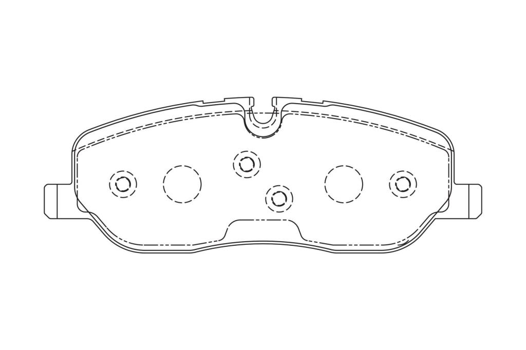 Jeu de 4 plaquettes de frein CHAMPION ref. 572521CH