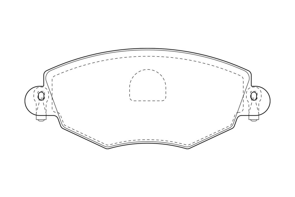 Jeu de 4 plaquettes de frein CHAMPION ref. 573013CH