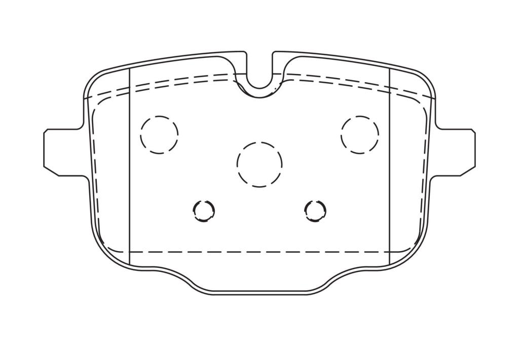 Jogo de 4 pastilhas de travão CHAMPION ref. 573353CH