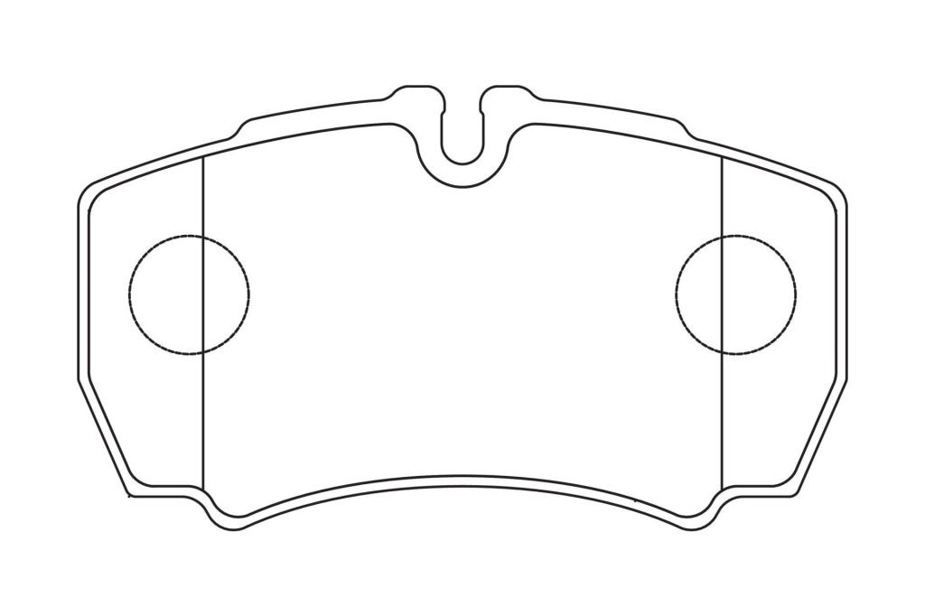 Jogo de 4 pastilhas de travão CHAMPION  ref. 573746CH