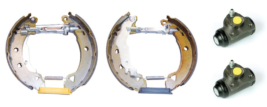 Jeu de 4 mâchoires de frein (Garniture de frein à tambour) CHAMPION  ref. 381352CH