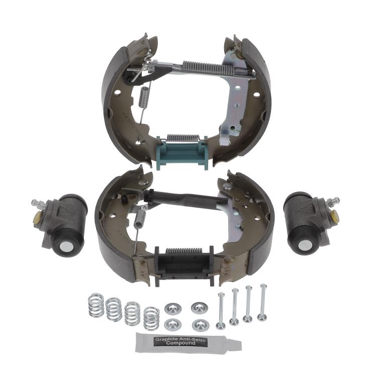 Jeu de 4 mâchoires de frein (Garniture de frein à tambour) CHAMPION 381065CH