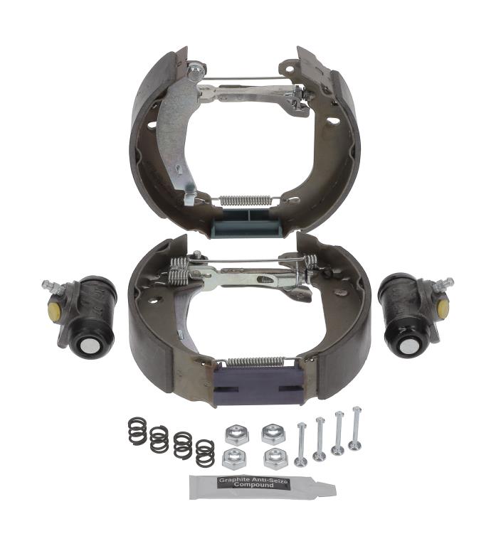 Jeu de 4 mâchoires de frein (Garniture de frein à tambour) CHAMPION 381142CH