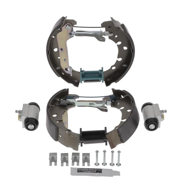 Jeu de 4 mâchoires de frein (Garniture de frein à tambour) CHAMPION 381460CH