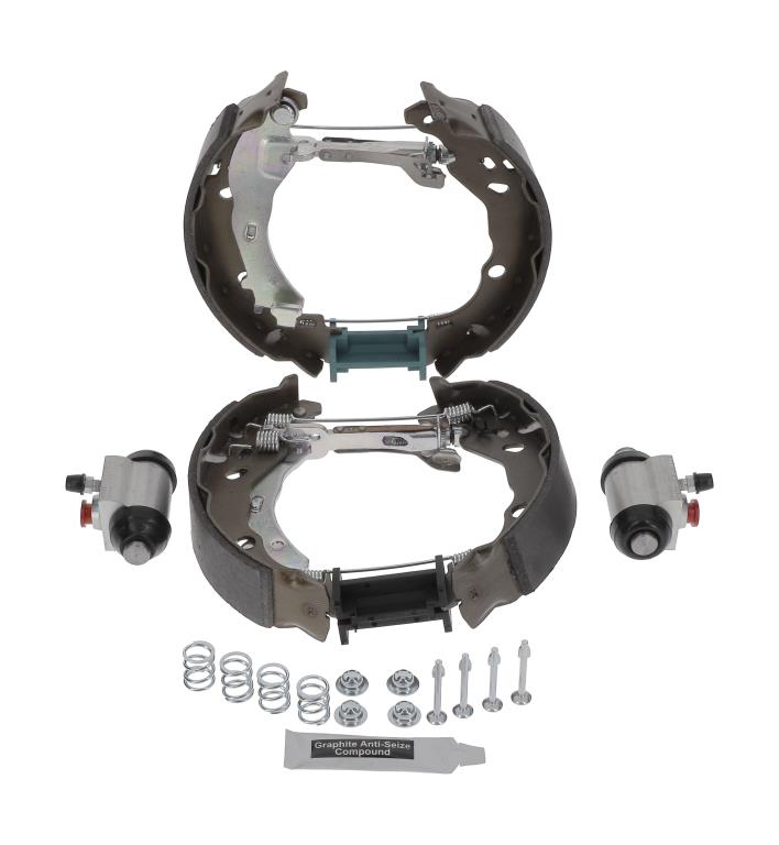 Jeu de 4 mâchoires de frein (Garniture de frein à tambour) CHAMPION 381492CH