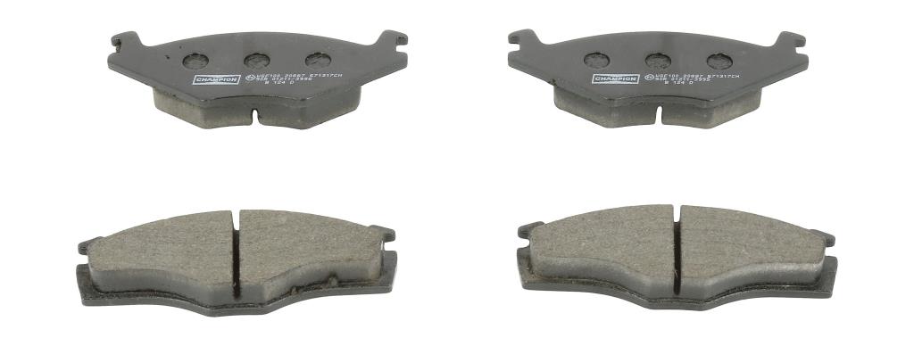 Jeu de 4 plaquettes de frein CHAMPION  ref. 571317CH