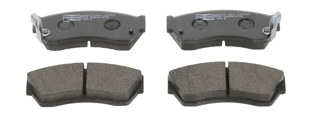 Jeu de 4 plaquettes de frein CHAMPION ref. 572179CH