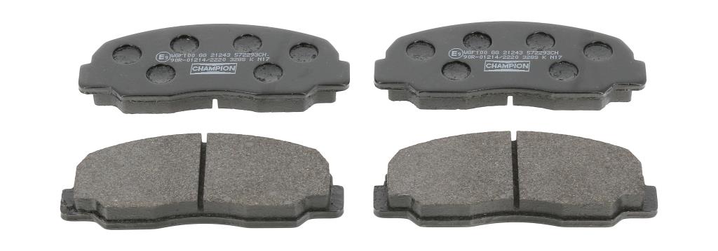 Jeu de 4 plaquettes de frein CHAMPION ref. 572293CH