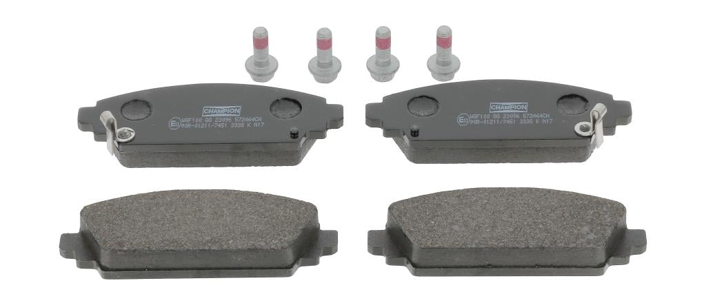 Jeu de 4 plaquettes de frein CHAMPION  ref. 572464CH