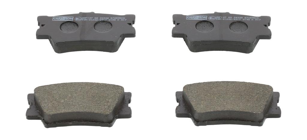 Jeu de 4 plaquettes de frein CHAMPION ref. 572595CH