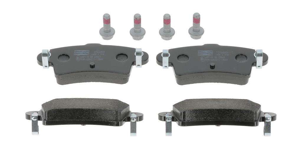 Jeu de 4 plaquettes de frein CHAMPION ref. 573055CH