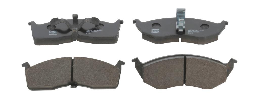 Jeu de 4 plaquettes de frein CHAMPION  ref. 573072CH