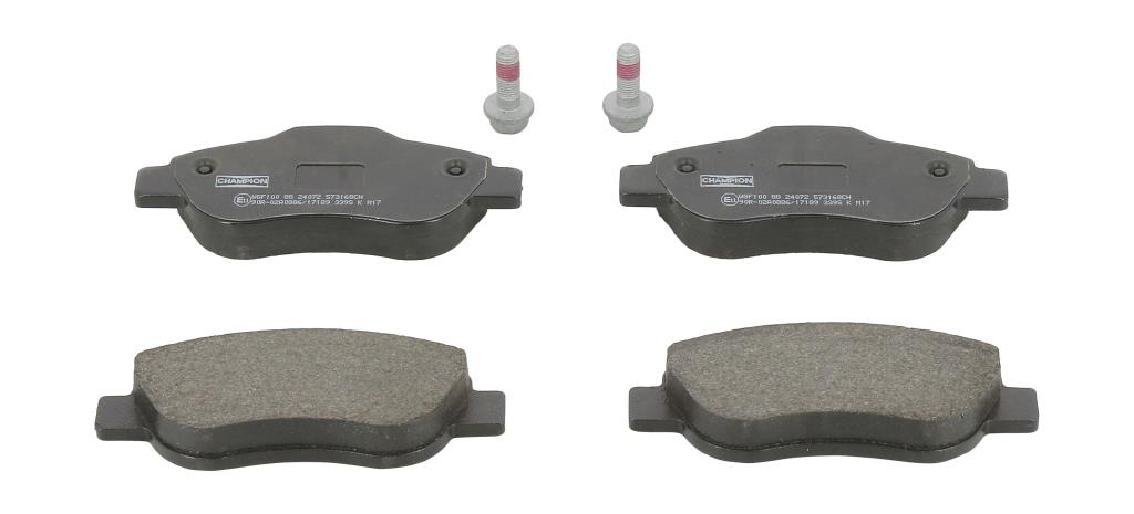 Jeu de 4 plaquettes de frein CHAMPION ref. 573168CH
