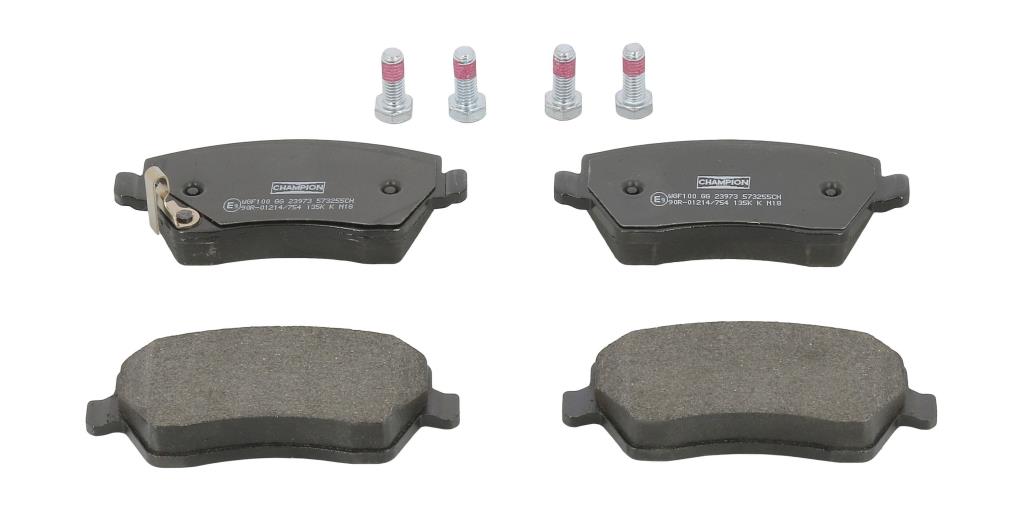 Jeu de 4 plaquettes de frein CHAMPION ref. 573255CH