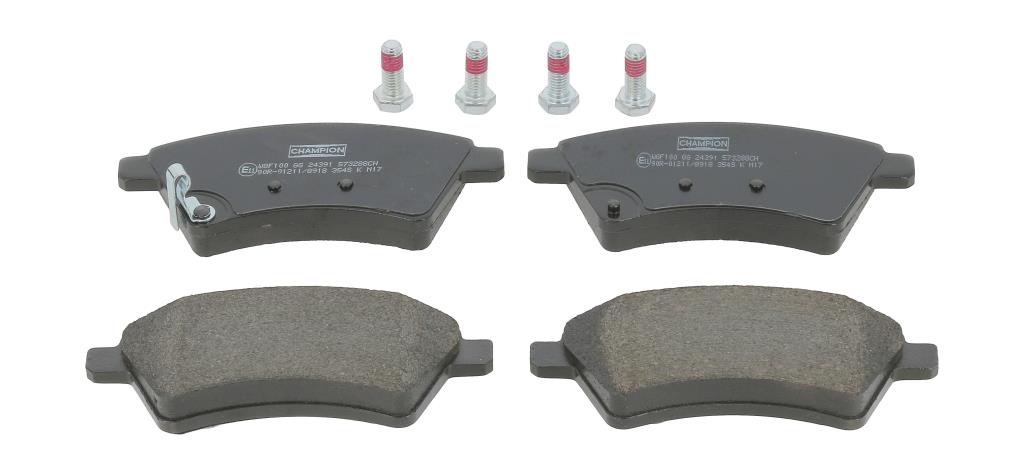 Jeu de 4 plaquettes de frein CHAMPION ref. 573288CH