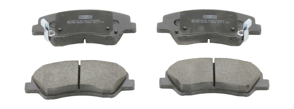 Jeu de 4 plaquettes de frein CHAMPION ref. 573368CH