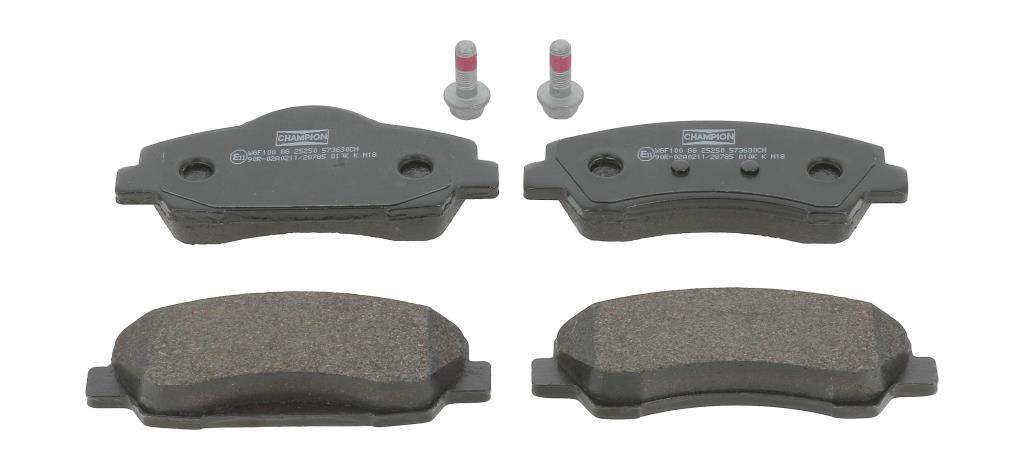 Jeu de 4 plaquettes de frein CHAMPION  ref. 573630CH