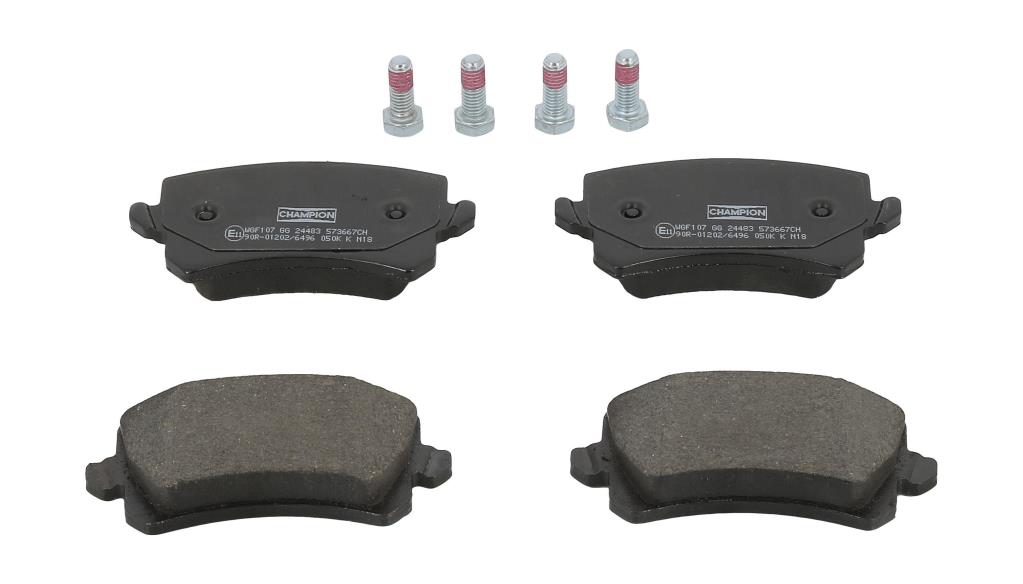 Jeu de 4 plaquettes de frein CHAMPION ref. 573667CH