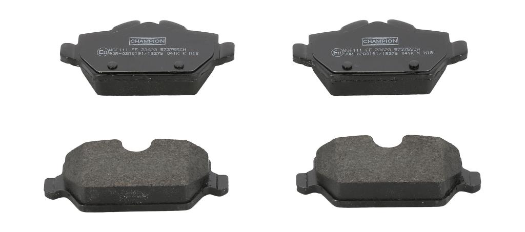Jeu de 4 plaquettes de frein CHAMPION ref. 573755CH