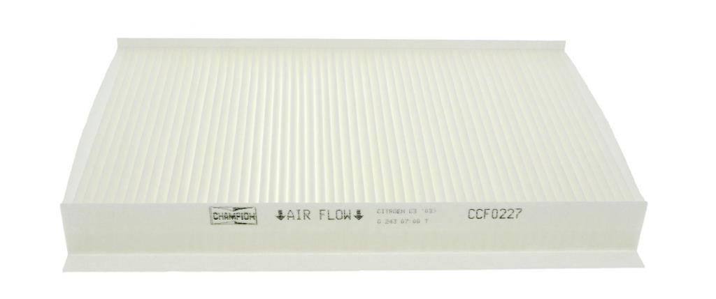 Filtre d'habitacle (Filtre à pollen) CHAMPION ref. CCF0227