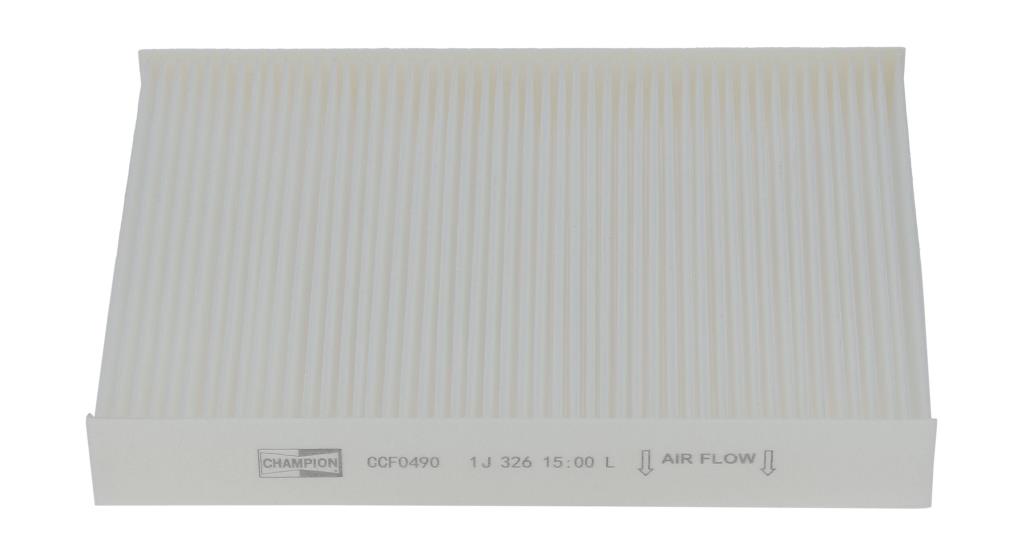 Filtre d'habitacle (Filtre à pollen) CHAMPION ref. CCF0490