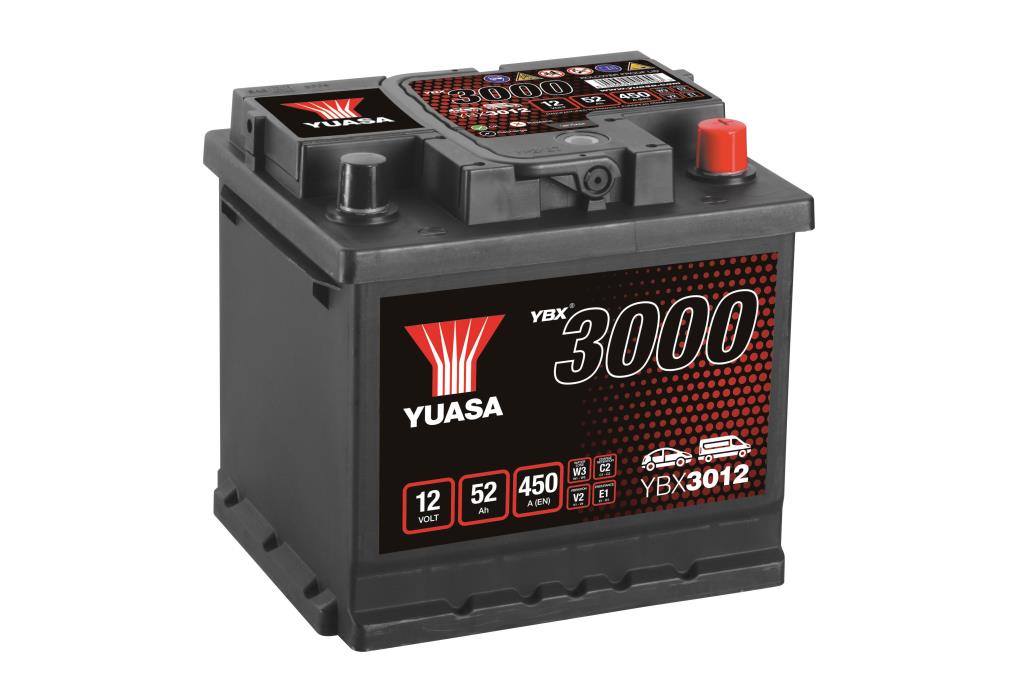 Batterie (de voiture) YUASA 52.0 - ref. YBX3012