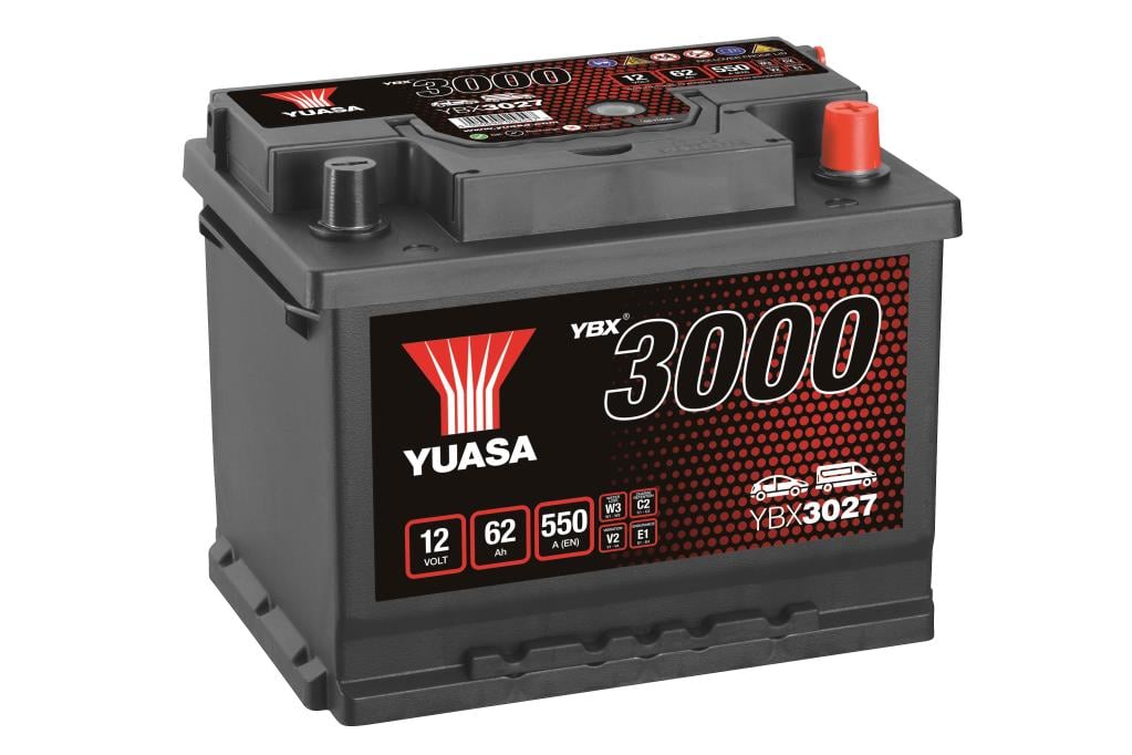 Batterie (de voiture) YUASA 62.0 - ref. YBX3027
