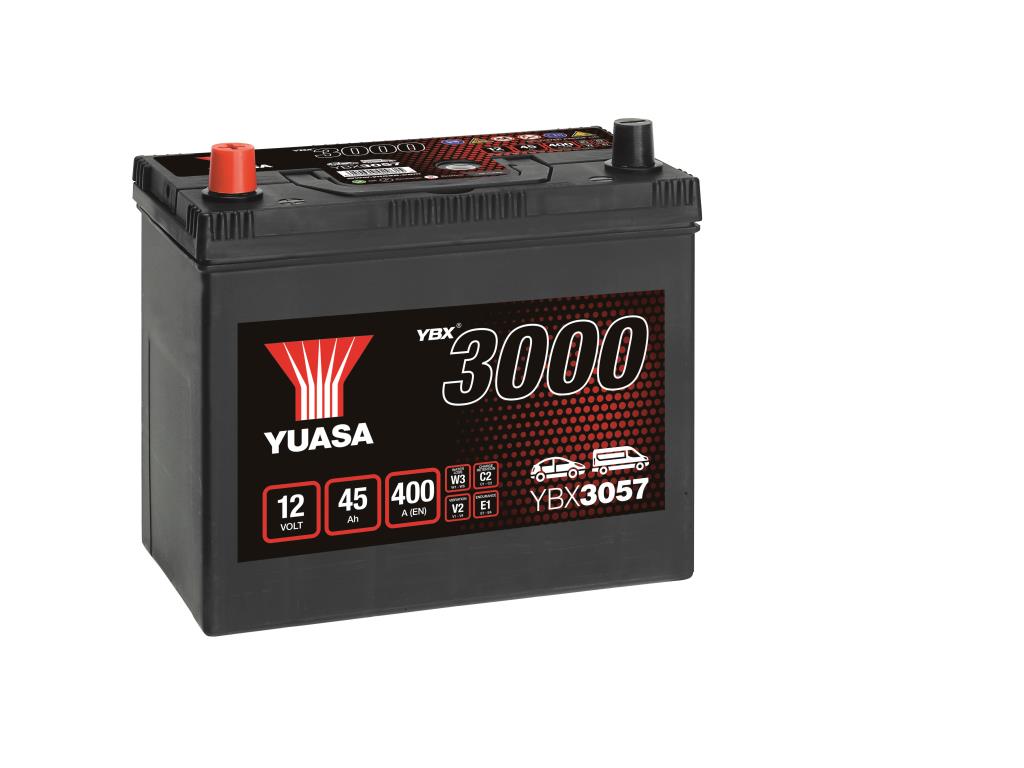 Batterie (de voiture) YUASA 45.0 - ref. YBX3057